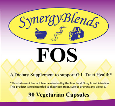 FOS by Synergy Blends, a dietary supplement to support GI Tract Health
