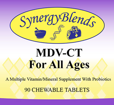 MDV Chewable multiple vitamin mineral supplement with Probiotics for all ages
