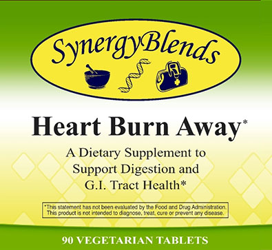 Heart Burn Away, Digestion and GI Tract Health